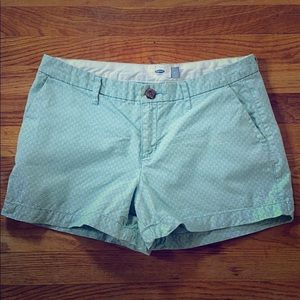 Old Navy Blue Daisy Print Shorts